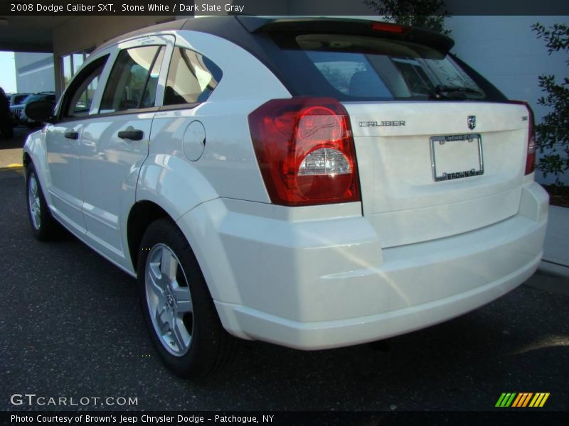 Stone White / Dark Slate Gray 2008 Dodge Caliber SXT