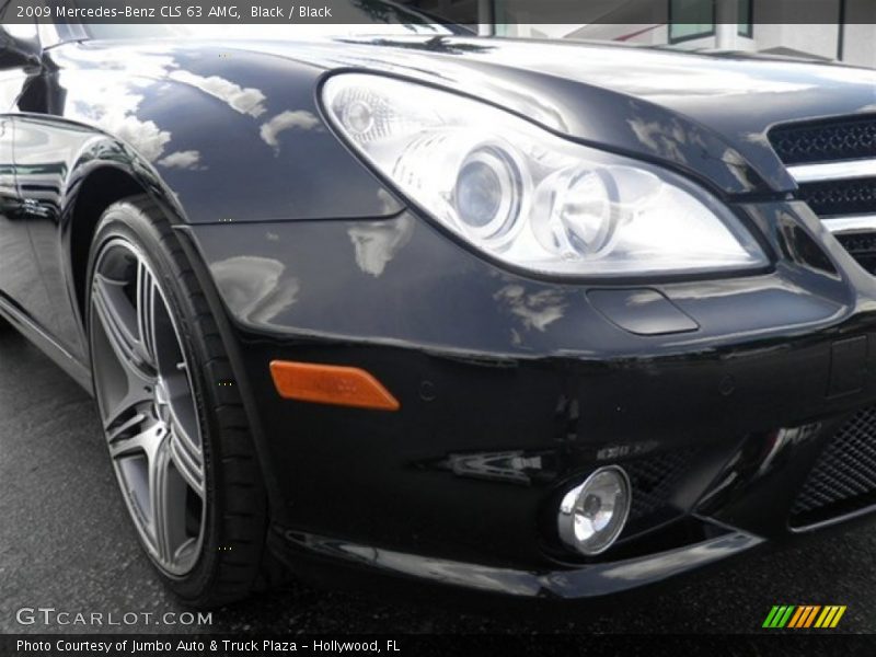 Black / Black 2009 Mercedes-Benz CLS 63 AMG