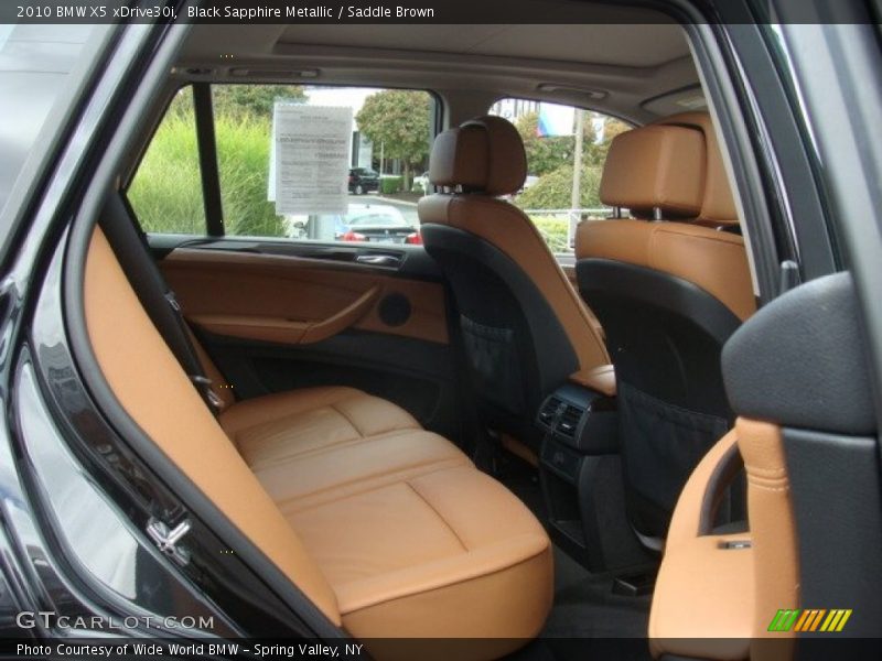 Black Sapphire Metallic / Saddle Brown 2010 BMW X5 xDrive30i