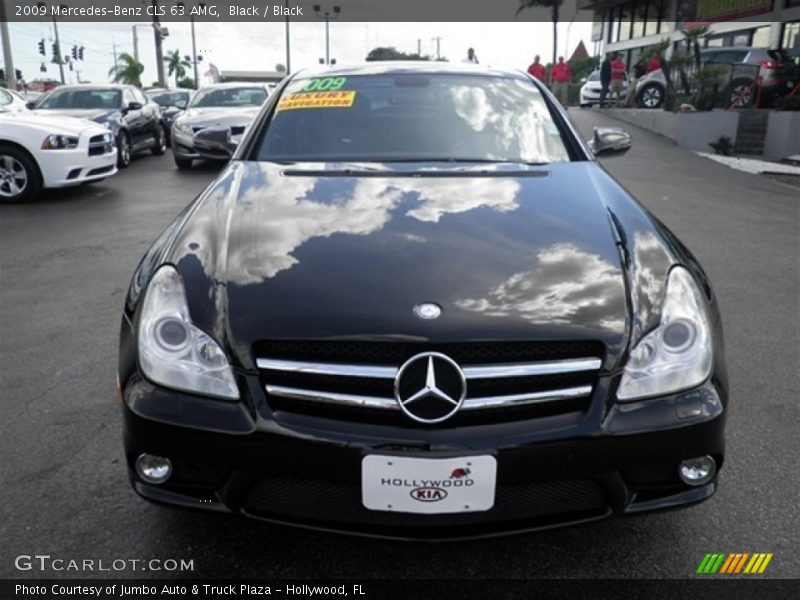 Black / Black 2009 Mercedes-Benz CLS 63 AMG