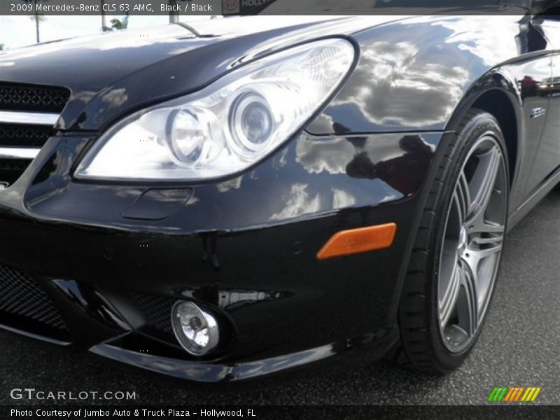 Black / Black 2009 Mercedes-Benz CLS 63 AMG