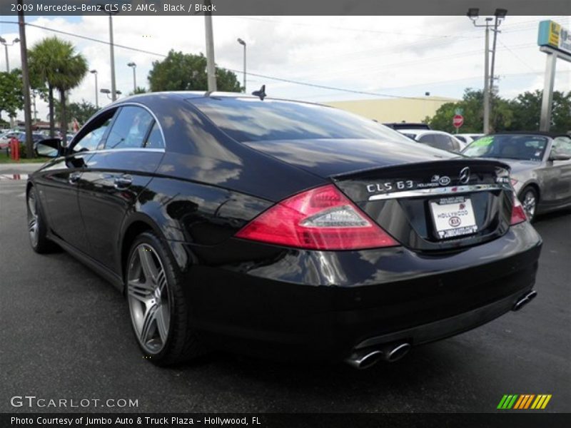 Black / Black 2009 Mercedes-Benz CLS 63 AMG