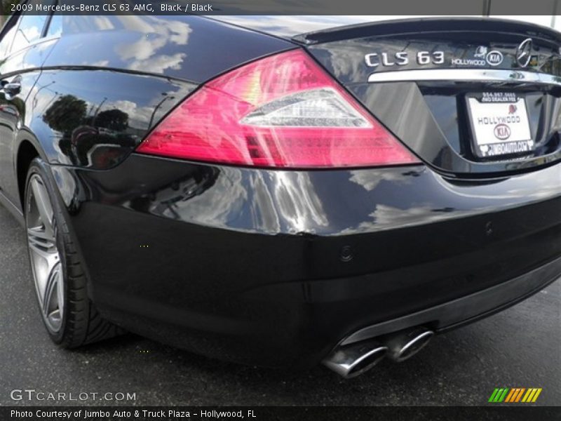 Black / Black 2009 Mercedes-Benz CLS 63 AMG