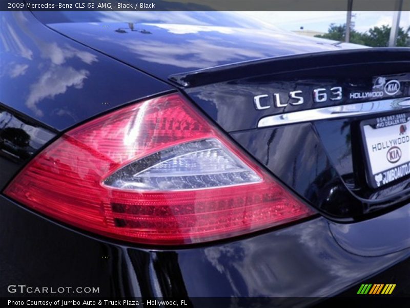 Black / Black 2009 Mercedes-Benz CLS 63 AMG