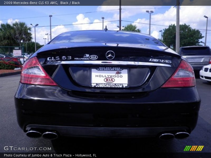 Black / Black 2009 Mercedes-Benz CLS 63 AMG