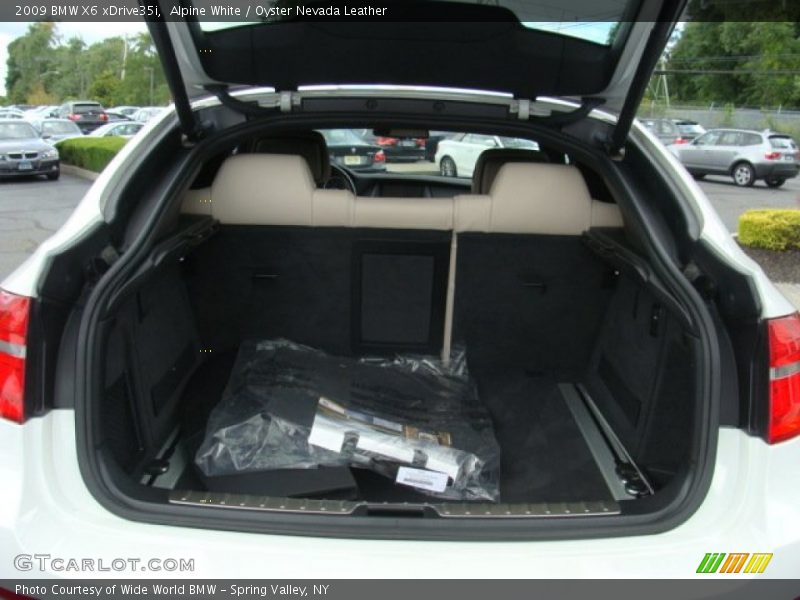 Alpine White / Oyster Nevada Leather 2009 BMW X6 xDrive35i