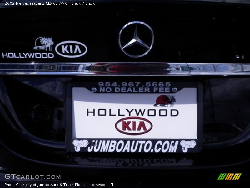 Black / Black 2009 Mercedes-Benz CLS 63 AMG