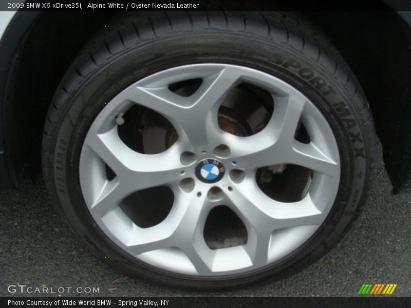 Alpine White / Oyster Nevada Leather 2009 BMW X6 xDrive35i