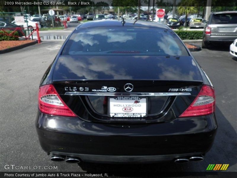 Black / Black 2009 Mercedes-Benz CLS 63 AMG