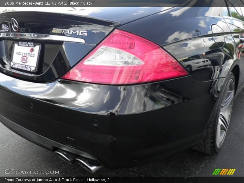 Black / Black 2009 Mercedes-Benz CLS 63 AMG