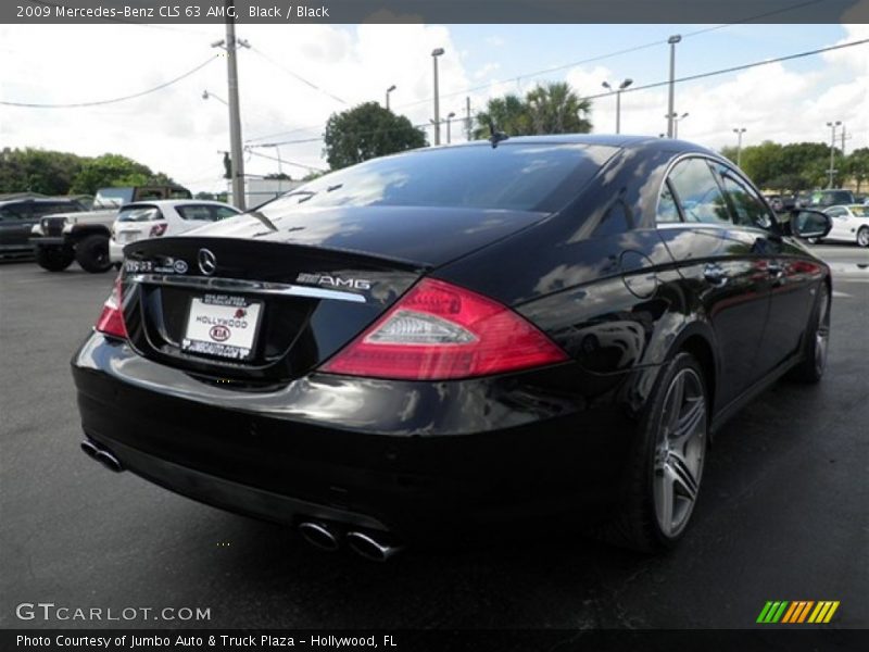 Black / Black 2009 Mercedes-Benz CLS 63 AMG