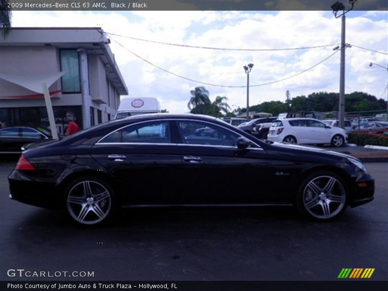 Black / Black 2009 Mercedes-Benz CLS 63 AMG