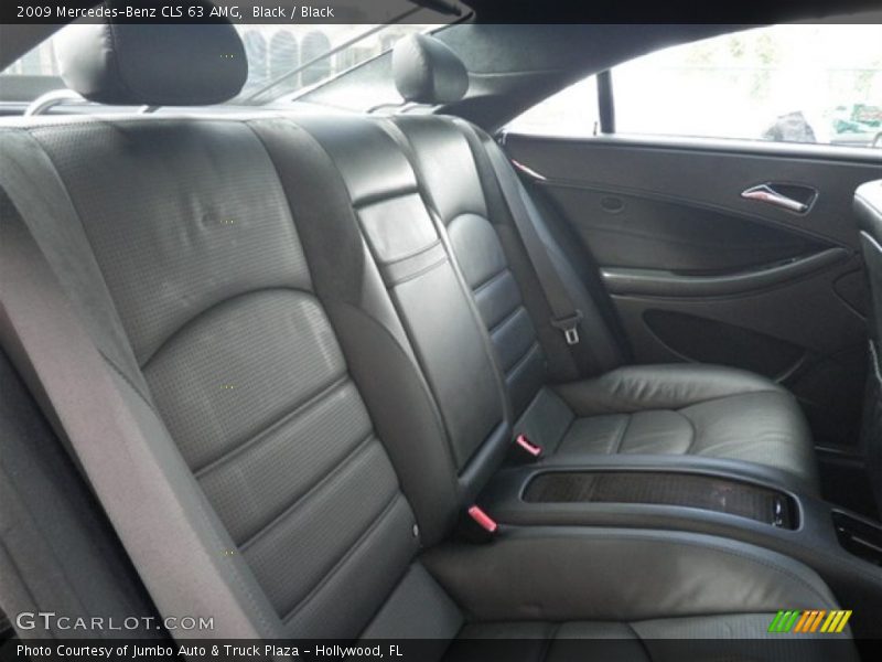 Rear Seat of 2009 CLS 63 AMG
