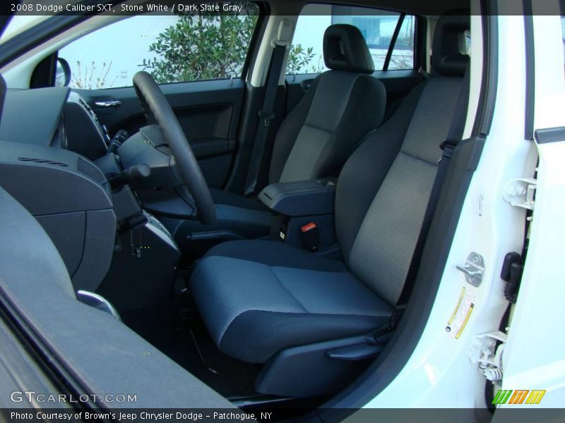 Stone White / Dark Slate Gray 2008 Dodge Caliber SXT