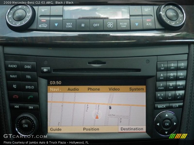 Controls of 2009 CLS 63 AMG