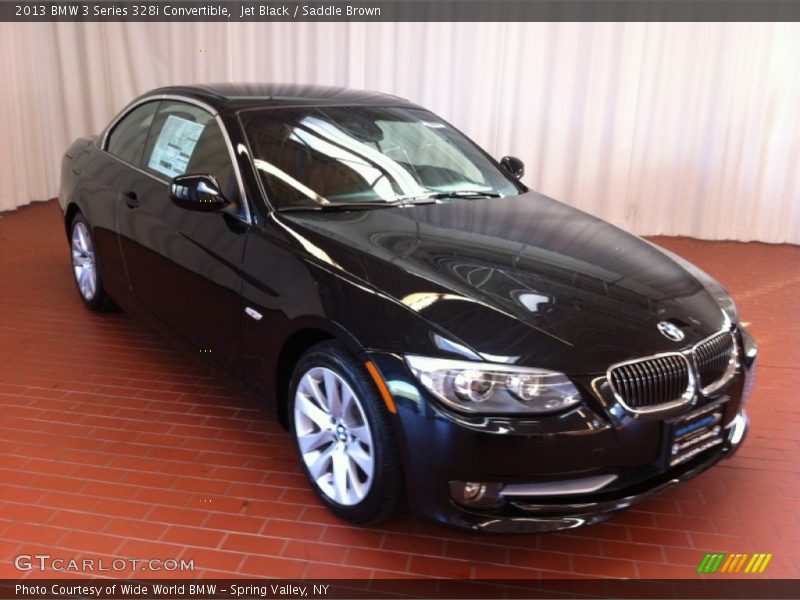 Jet Black / Saddle Brown 2013 BMW 3 Series 328i Convertible