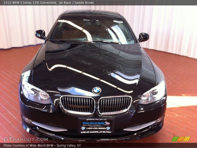 Jet Black / Saddle Brown 2013 BMW 3 Series 328i Convertible