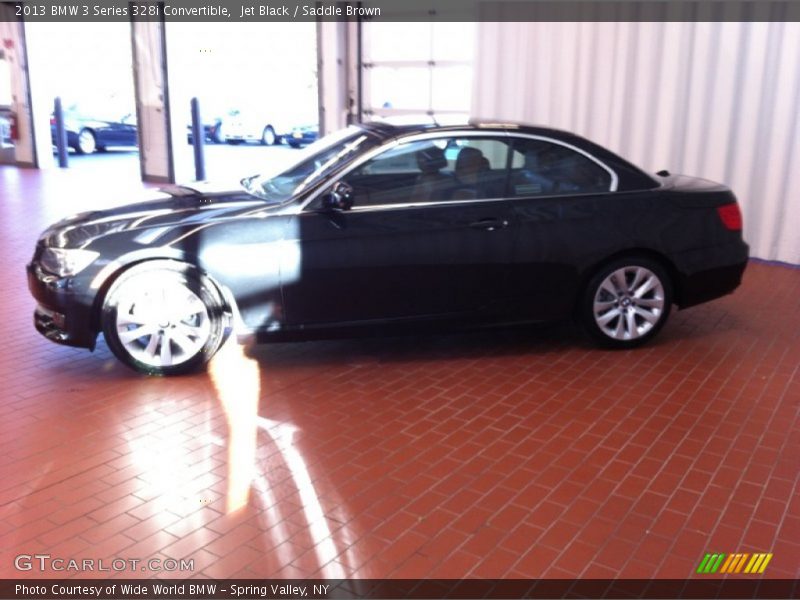 Jet Black / Saddle Brown 2013 BMW 3 Series 328i Convertible