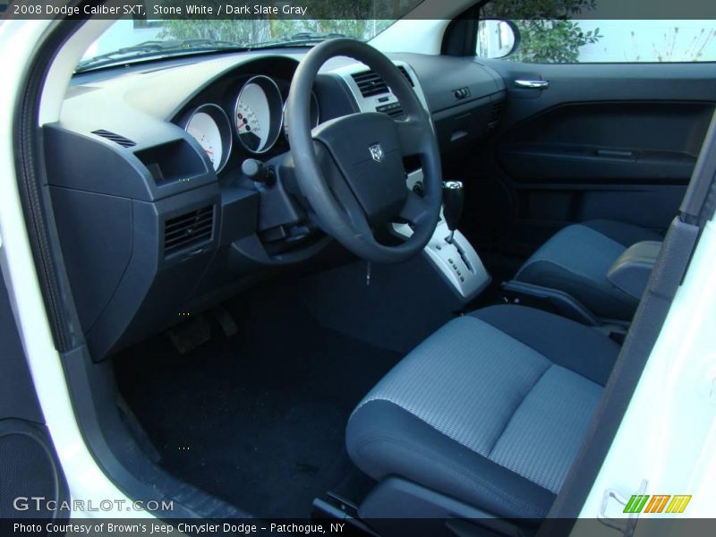 Stone White / Dark Slate Gray 2008 Dodge Caliber SXT