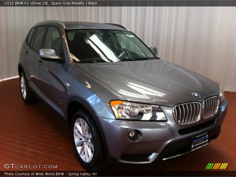 Space Gray Metallic / Black 2013 BMW X3 xDrive 28i