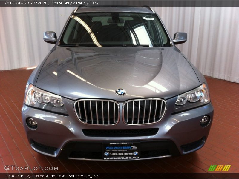Space Gray Metallic / Black 2013 BMW X3 xDrive 28i