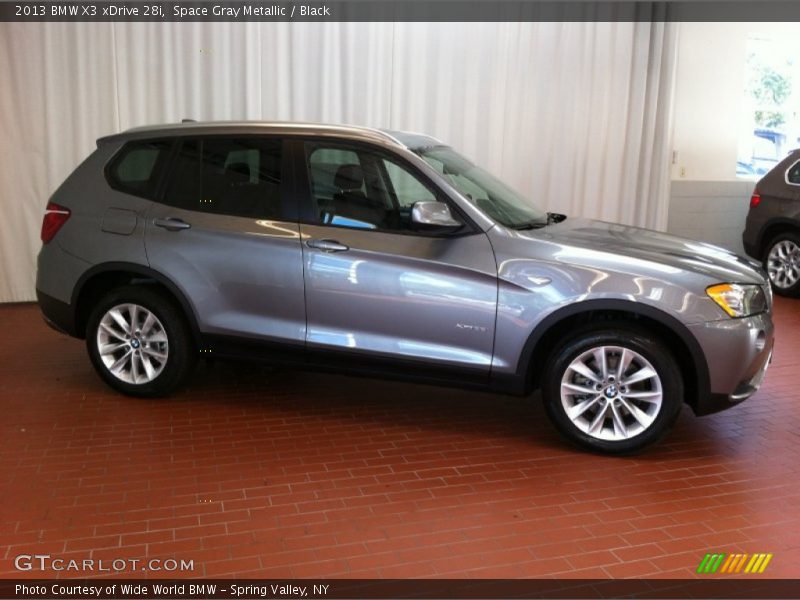 Space Gray Metallic / Black 2013 BMW X3 xDrive 28i
