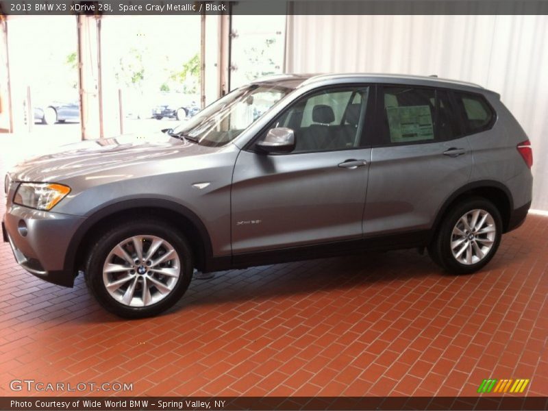 Space Gray Metallic / Black 2013 BMW X3 xDrive 28i