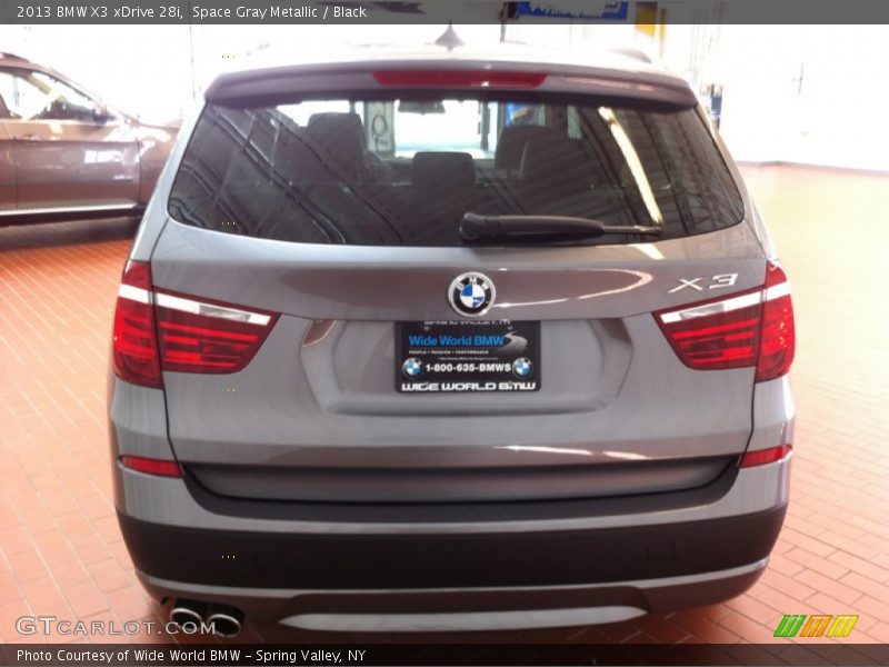 Space Gray Metallic / Black 2013 BMW X3 xDrive 28i