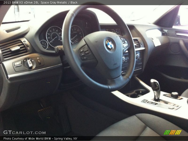 Space Gray Metallic / Black 2013 BMW X3 xDrive 28i