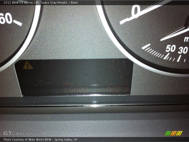 Space Gray Metallic / Black 2013 BMW X3 xDrive 28i