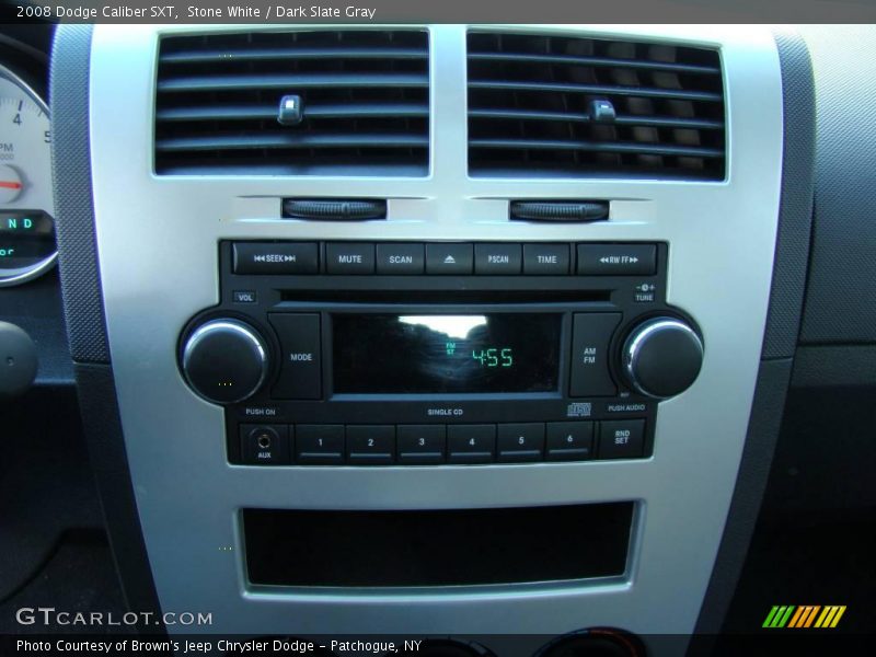Stone White / Dark Slate Gray 2008 Dodge Caliber SXT