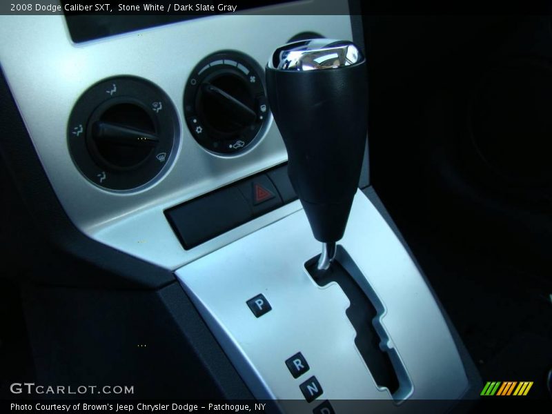 Stone White / Dark Slate Gray 2008 Dodge Caliber SXT