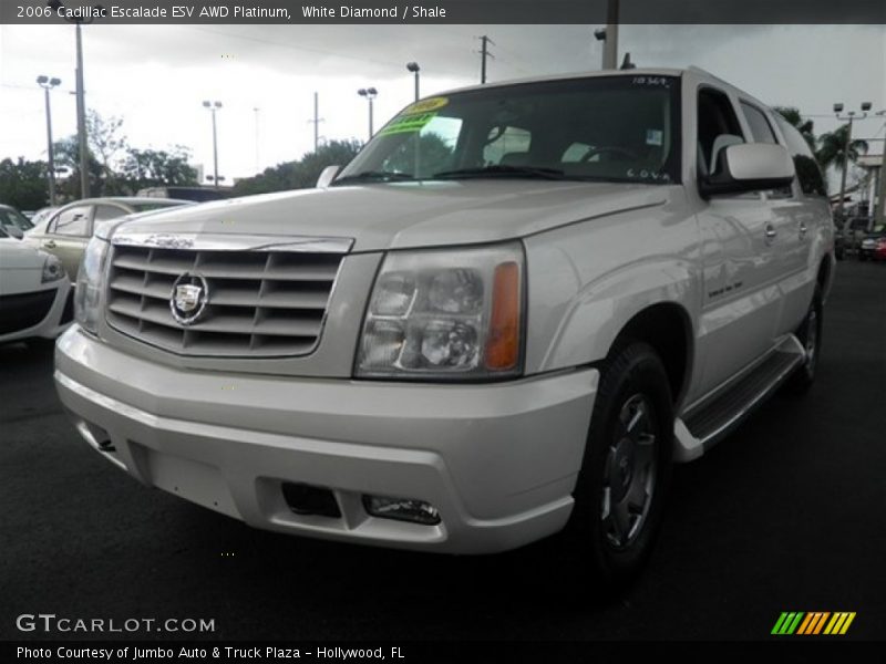 White Diamond / Shale 2006 Cadillac Escalade ESV AWD Platinum