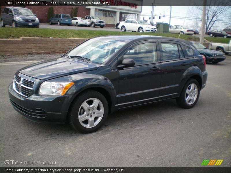 Steel Blue Metallic / Dark Slate Gray 2008 Dodge Caliber SXT