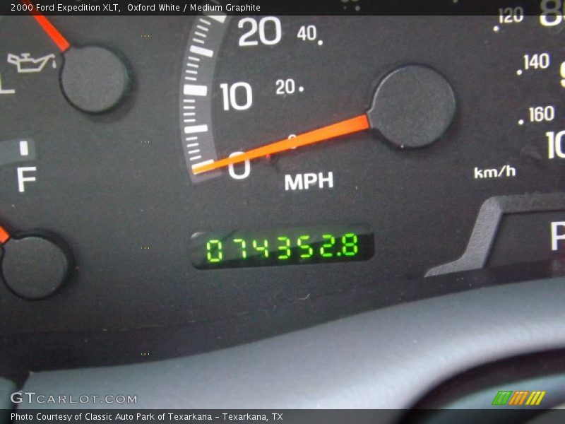 Oxford White / Medium Graphite 2000 Ford Expedition XLT