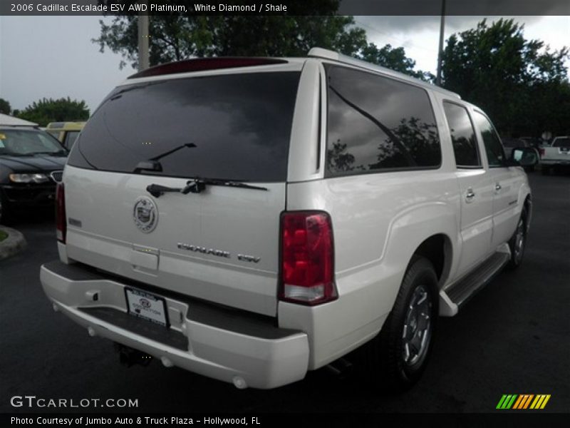 White Diamond / Shale 2006 Cadillac Escalade ESV AWD Platinum