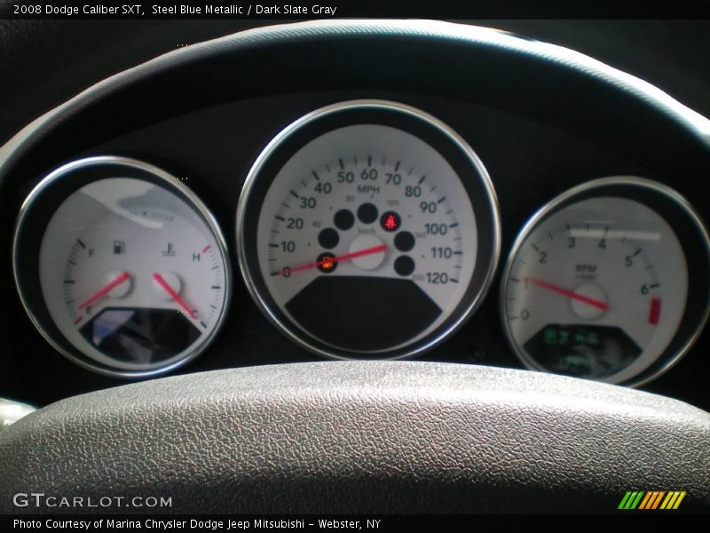 Steel Blue Metallic / Dark Slate Gray 2008 Dodge Caliber SXT