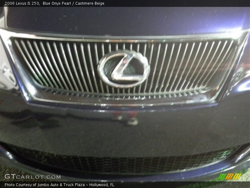 Blue Onyx Pearl / Cashmere Beige 2006 Lexus IS 250