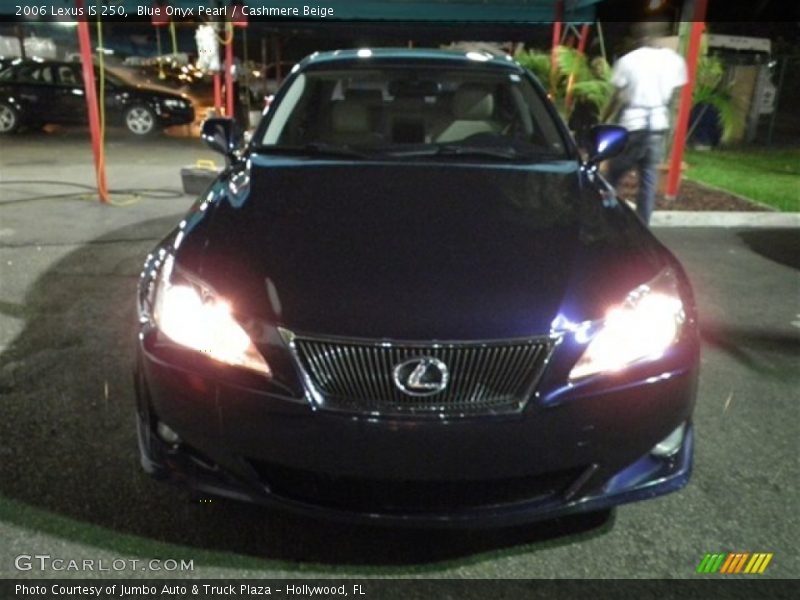 Blue Onyx Pearl / Cashmere Beige 2006 Lexus IS 250