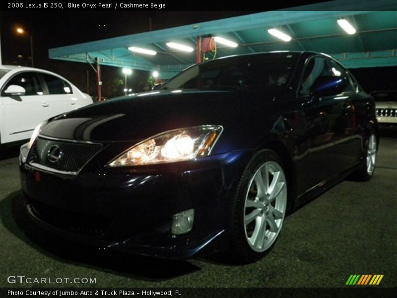 Blue Onyx Pearl / Cashmere Beige 2006 Lexus IS 250