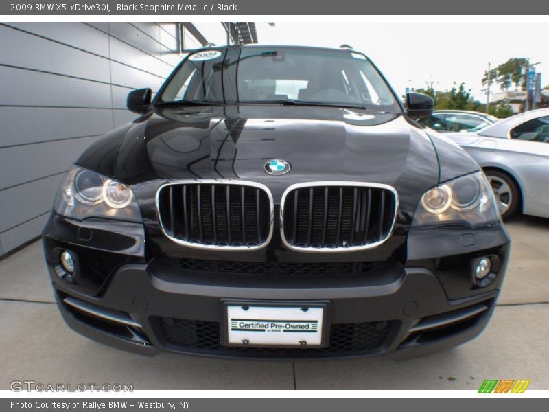 Black Sapphire Metallic / Black 2009 BMW X5 xDrive30i