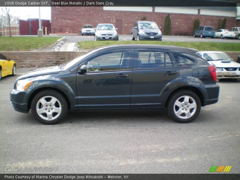 Steel Blue Metallic / Dark Slate Gray 2008 Dodge Caliber SXT