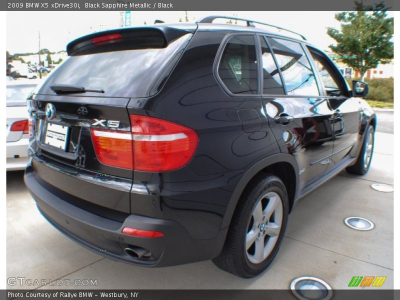 Black Sapphire Metallic / Black 2009 BMW X5 xDrive30i