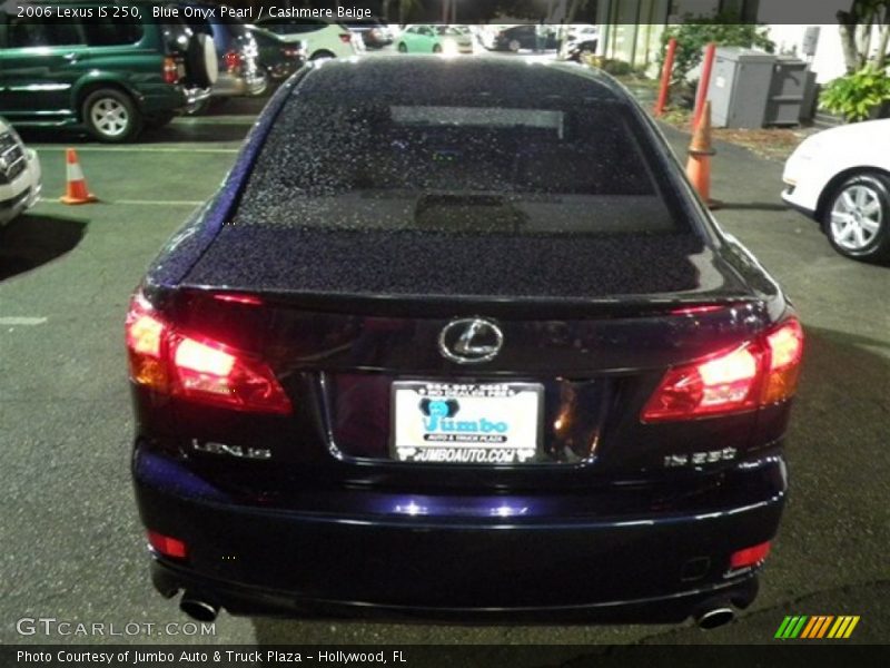 Blue Onyx Pearl / Cashmere Beige 2006 Lexus IS 250