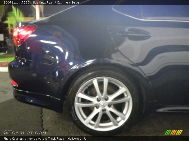 Blue Onyx Pearl / Cashmere Beige 2006 Lexus IS 250