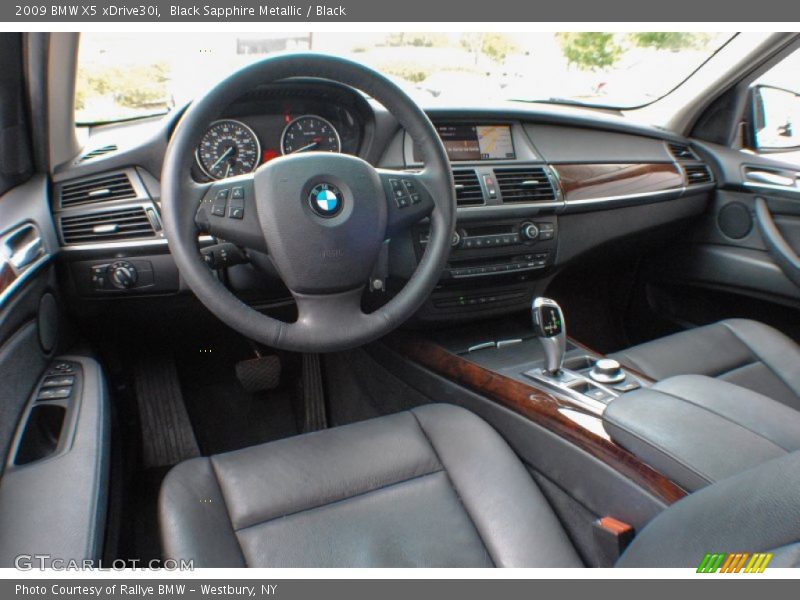 Black Sapphire Metallic / Black 2009 BMW X5 xDrive30i