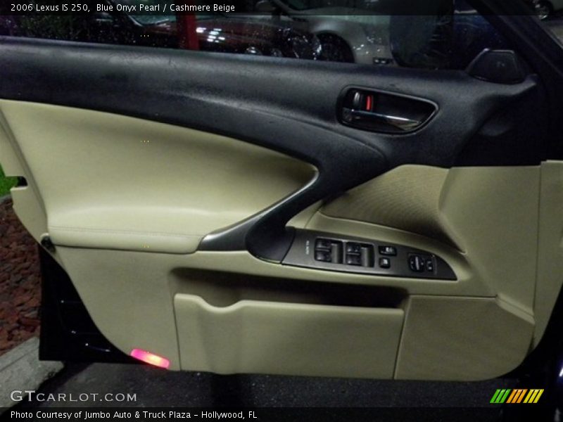 Blue Onyx Pearl / Cashmere Beige 2006 Lexus IS 250