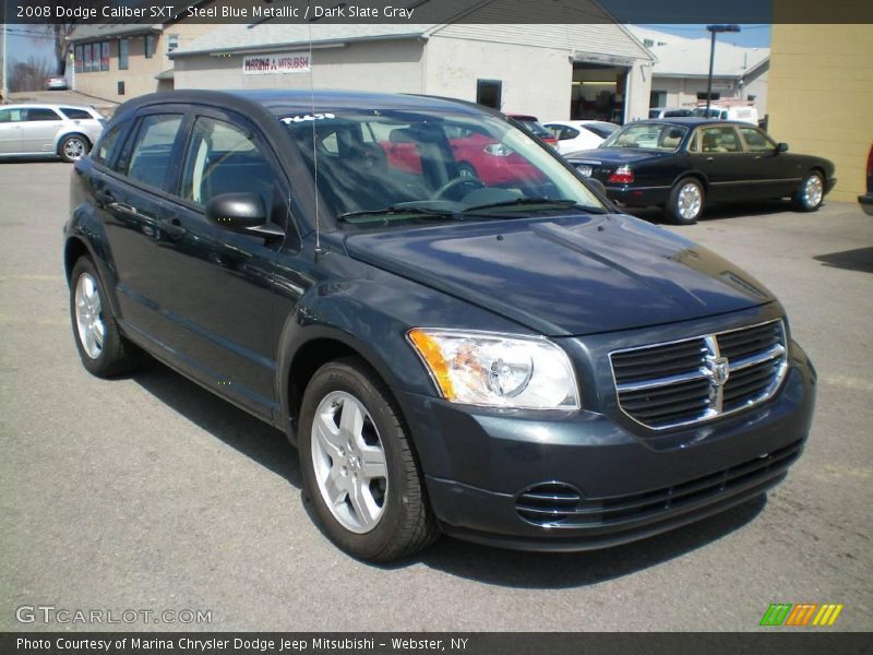 Steel Blue Metallic / Dark Slate Gray 2008 Dodge Caliber SXT