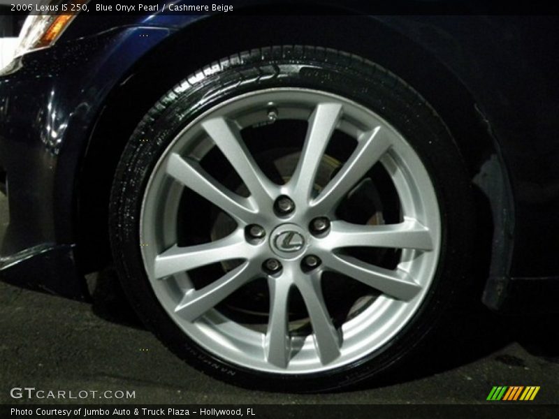 Blue Onyx Pearl / Cashmere Beige 2006 Lexus IS 250