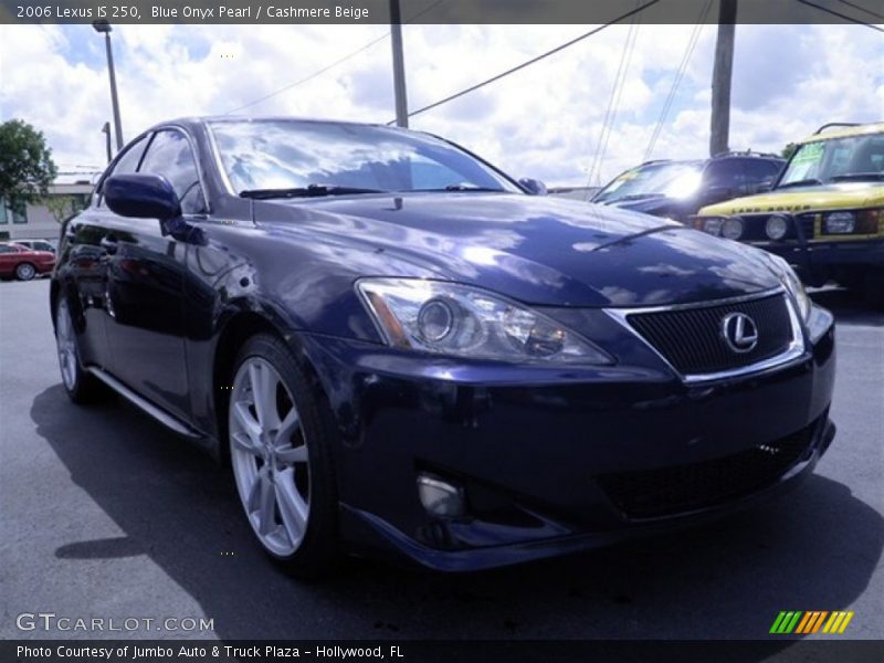 Blue Onyx Pearl / Cashmere Beige 2006 Lexus IS 250